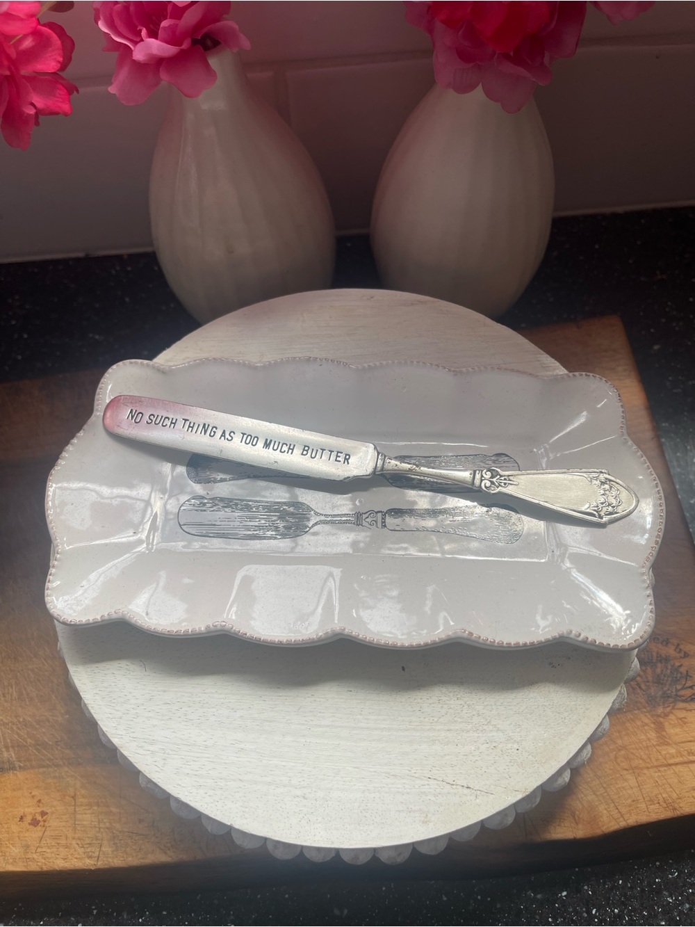 Mud Pie Butter Dish Set - No Such Thing As Too Much Butter